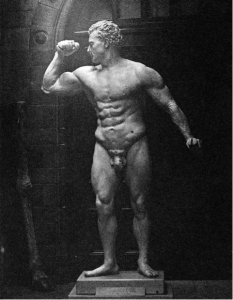 1901 Bust Of Sandow’s Physique