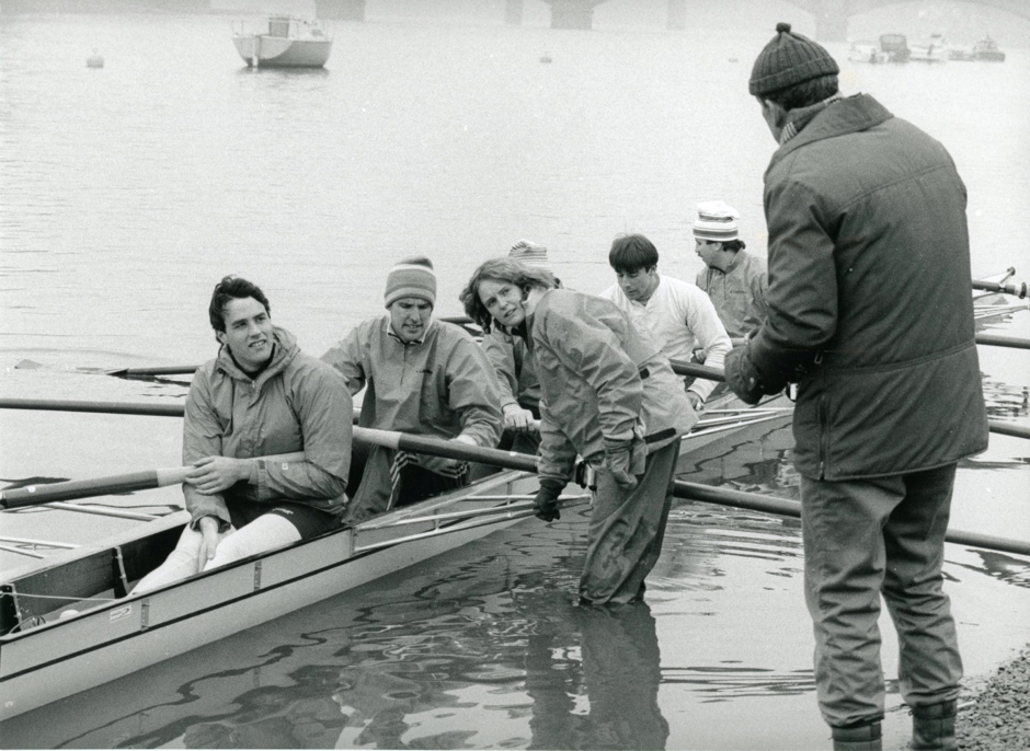 'Henry’ Shaw with her Cambridge Crew in 1985 – Copyright River & Rowing Museum