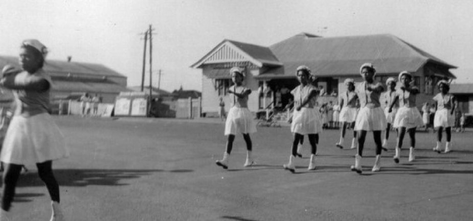 Cherbourg Marching Girls - Used as illustration of how GIS can be used in relation to Sport History