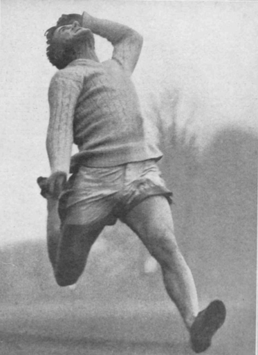 Figure 1. The winner of the long jump in the inter-college competition at Cambridge: R.W. Revans who cleared 21ft 9in for Emmanuel. Illustrated Sporting and Dramatic News, Saturday 15 February 1930, 5.