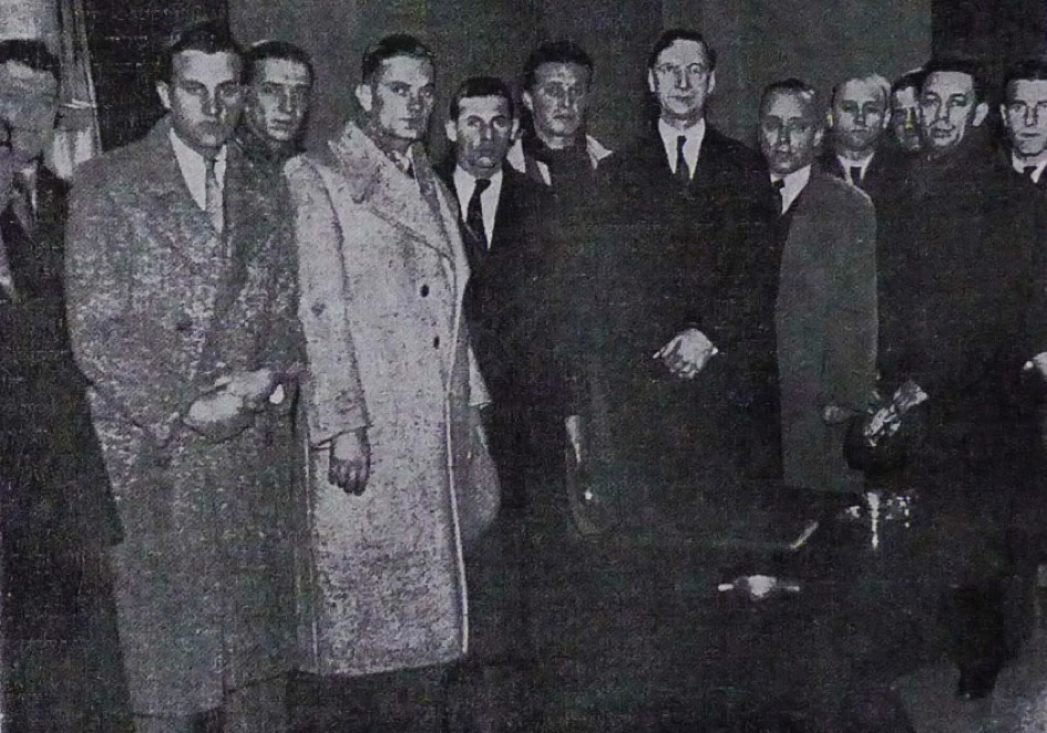 SK Jugoslavija delegation with de Valera