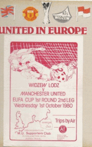 Widzew Match Programme