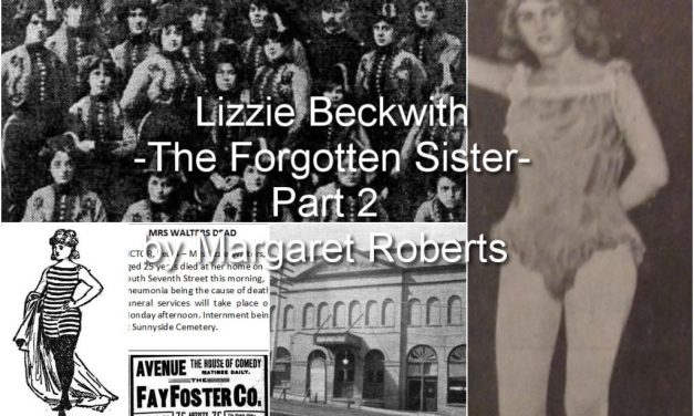 Lizzie Beckwith – The Forgotten Sister – Part 2
