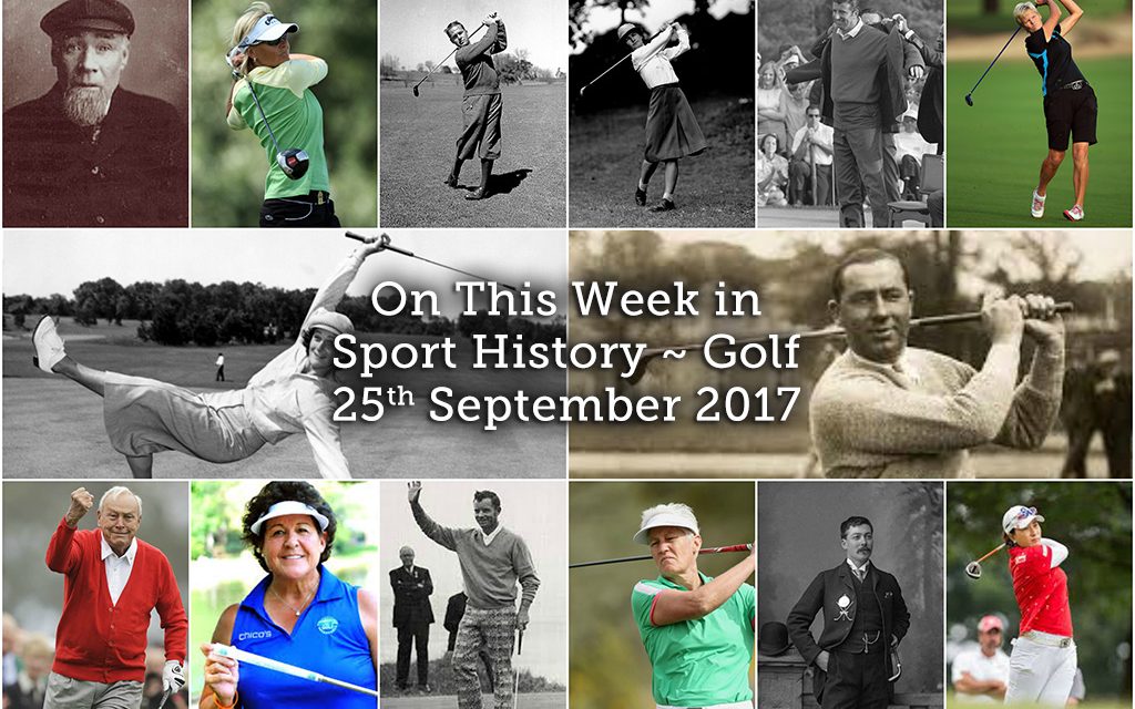 On This Week in Sport history ~ Golf