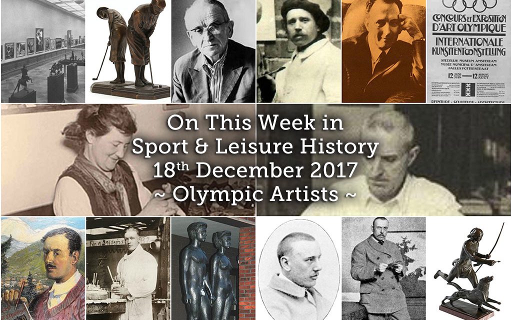 On this Week in Sport & Leisure History ~ Olympic Artists