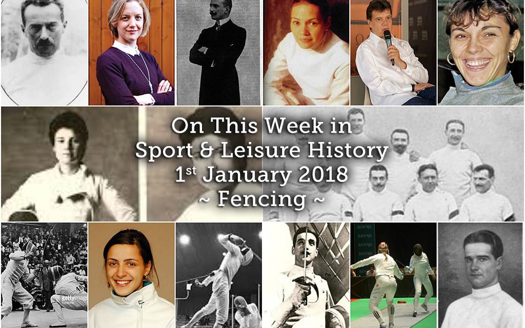 On this Week in Sport and Leisure History ~ Fencing