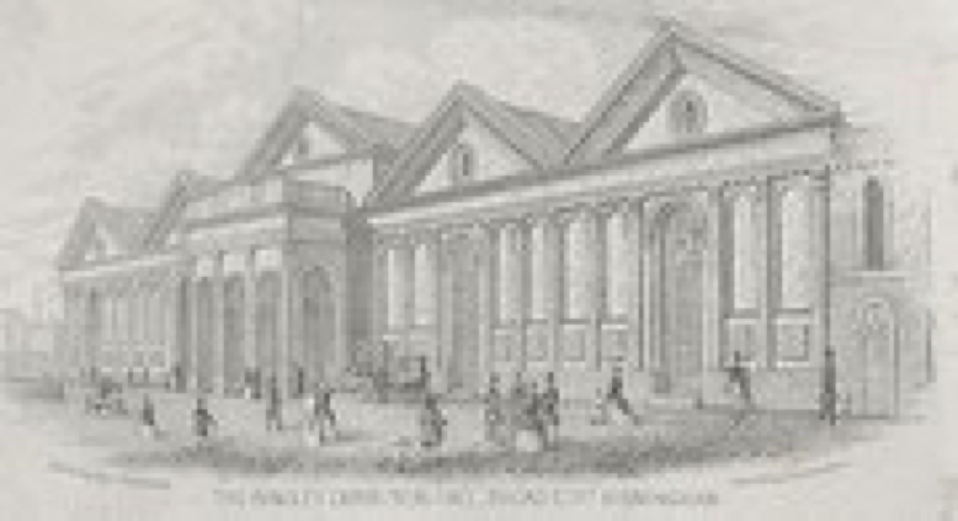 Bingley Hall in 1850s