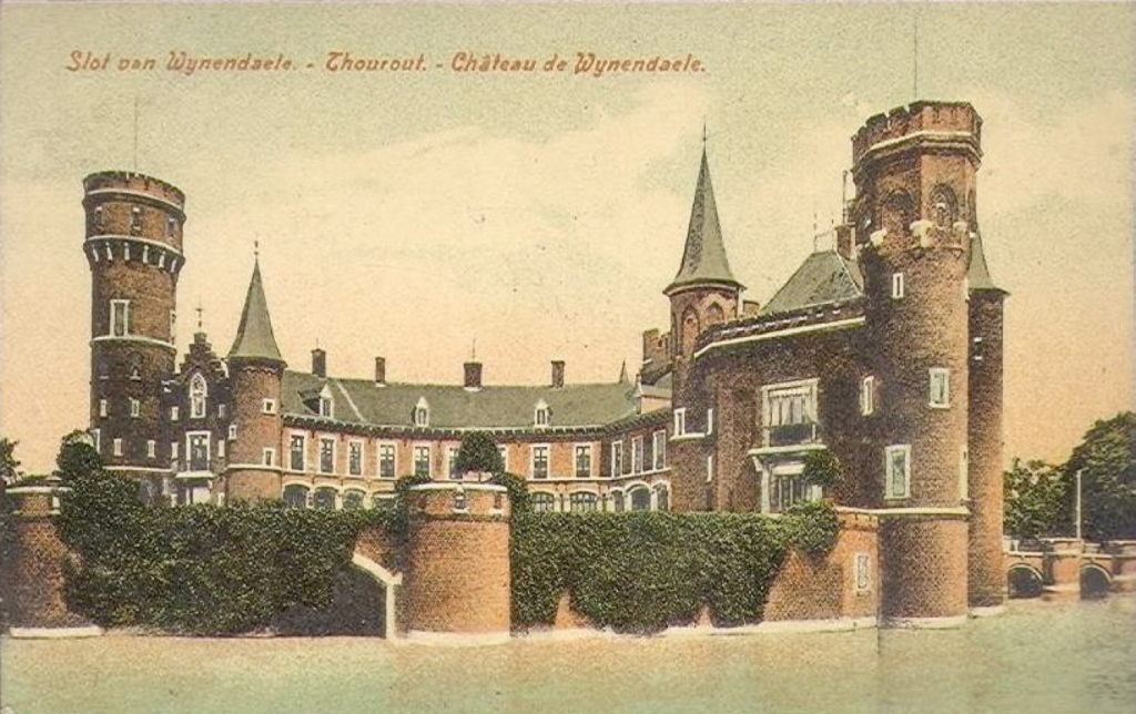 The Wijnendale Castle, where the Counts of Flanders used to live in the middle ages.