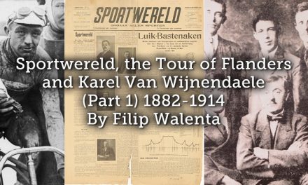 Sportwereld, the Tour of Flanders and Karel Van Wijnendaele (Part 1)  1882-1914