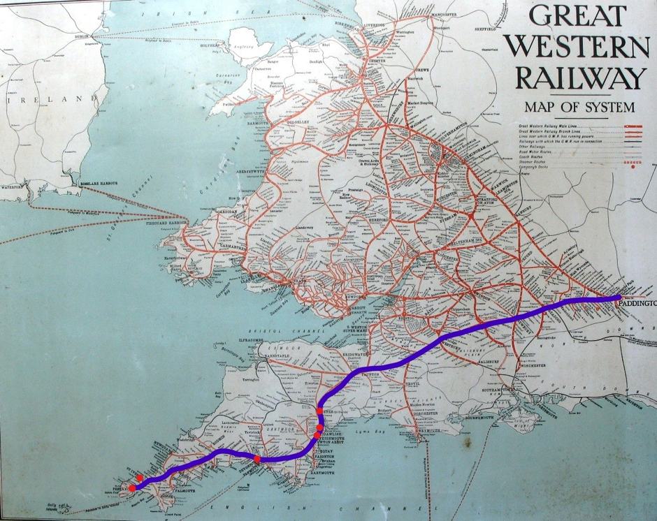 Route of GWR defined shape of circuit after 1876