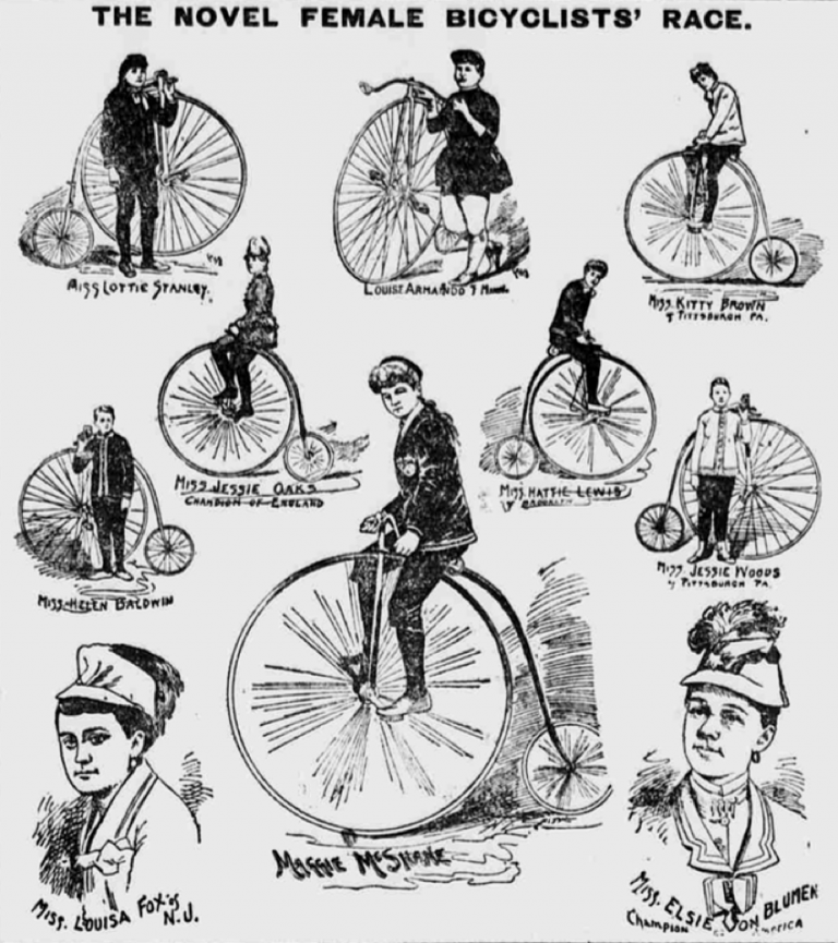 Lady Racers Lady Racers: The Origins of Women’s Cycle Racing | Playing Pasts