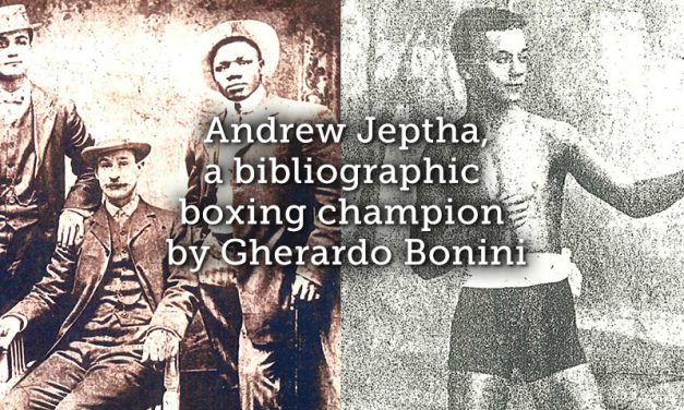 Andrew Jeptha, a Bibliographic Boxing Champion