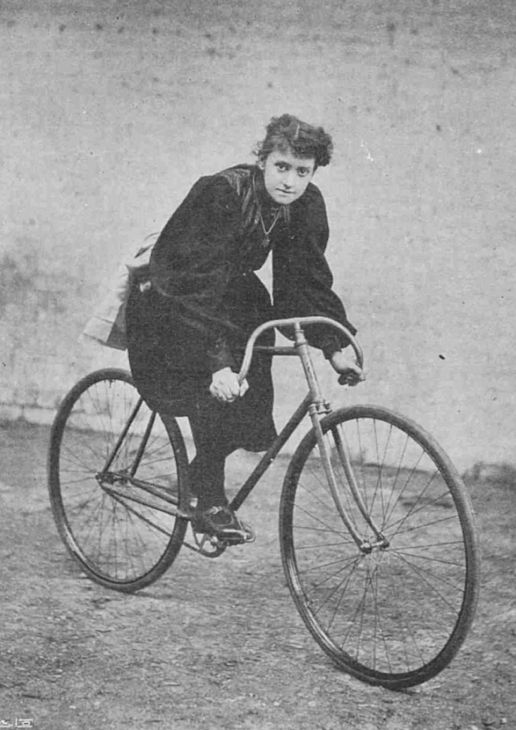 A photo of Miss White published in The Sketch. Source- © British Library Board (The Sketch, 8 April 1896, p. 453)