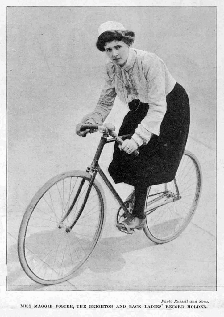 Maggie Foster. Source- © British Library Board (The Illustrated Sporting and Dramatic News, 8 March 1902, p. 60)