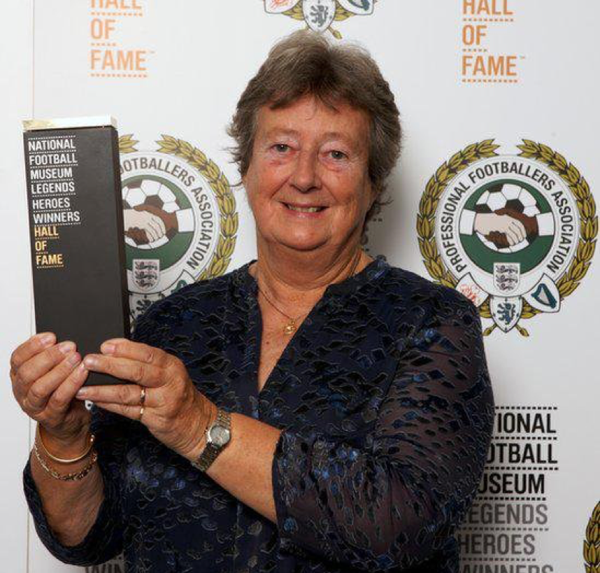 Sylvia in 2014 (The National Football Museum)