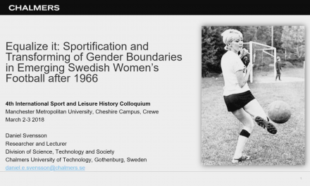 Equalize it: Sportfication and Transforming of Gender Boundaries in Emerging Swedish Women’s Football after 1966