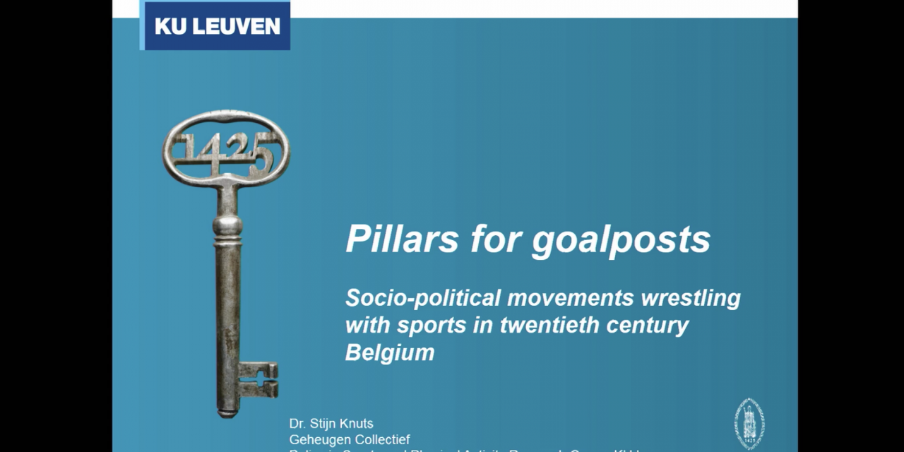 Pillars for goalposts: socio‐political movements wrestling sports in twentieth century Belgium