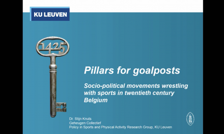 Pillars for goalposts: socio‐political movements wrestling sports in twentieth century Belgium