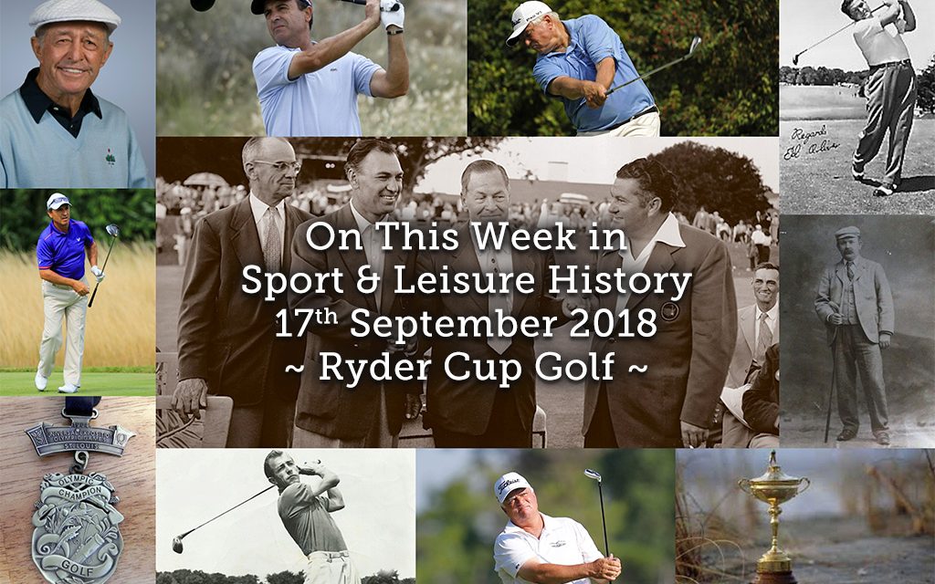 On This Week in Sport and Leisure History ~ Ryder Cup Golf