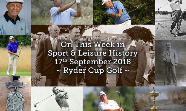 On This Week in Sport and Leisure History ~ Ryder Cup Golf