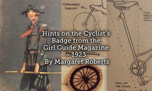 Hints on the Cyclist’s Badge from the Girl Guide Magazine ~ 1923
