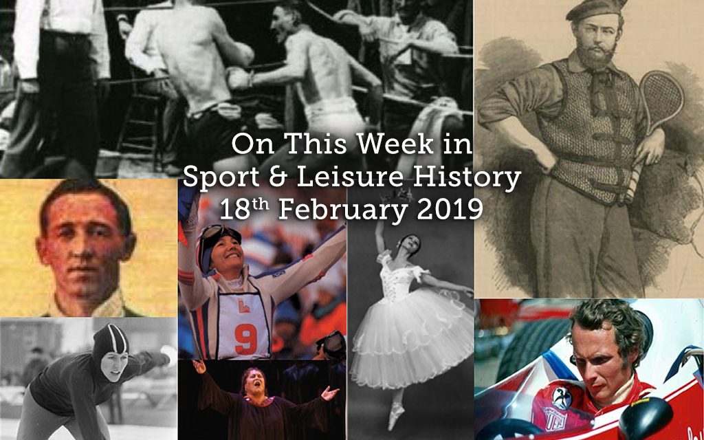 On This Week in Sport & Leisure History ~ 18th-24th February 2019