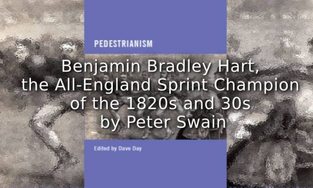 Benjamin Bradley Hart, the All-England Sprint Champion of the 1820s and 30s