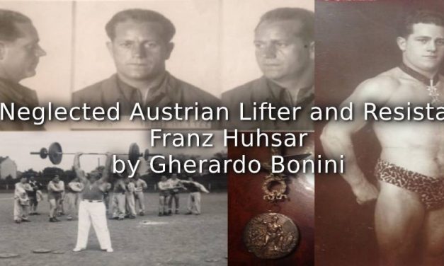 A Neglected Austrian Lifter and Resistant: Franz Huhsar