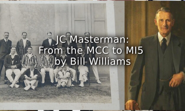 JC Masterman: From the MCC to MI5
